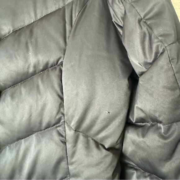 Eddie Bauer Black Goose Down Longline Puffer Jacket Size Small - Picture 3 of 9
